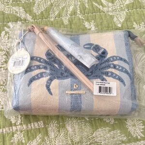 Spartina 449 Blue and Cream Clutch